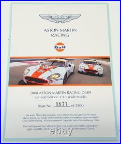 Autoart 1/18 Scale Model Car A03MC1-18 2008 Aston Martin DBR9