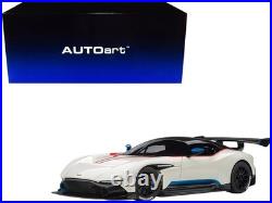 Autoart 70261 Aston Martin Vulcan Stratus White with Red and Blue Stripes 1/18