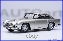 Autoart ASTON MARTIN DB5 1964 Birch Silver 1/18 Scale New