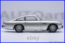 Autoart ASTON MARTIN DB5 1964 Birch Silver 1/18 Scale New