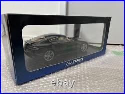 Autoart Aston Martin V12 Vantage 1/18 Scale Black Model Car New