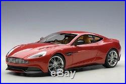 Autoart Aston Martin Vanquish VOLCANO RED Composite Model 1/18 Scale In Stock