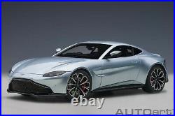 Autoart Aston Martin Vantage 2019 Skyfall Silver in 1/18 Scale. New Release