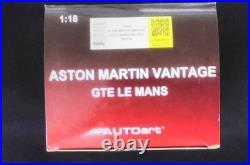 Autoart Aston Martin Vantage GTE 2018 White 118 Scale Model Car