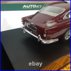 Autoart Classics Division Aston Martin Db5 1/18 Scale Diecast Maroon