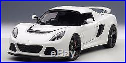 Autoart LOTUS EXIGE S WHITE COMPOSITE MODEL 3 OPENINGS 1/18 Scale In Stock! New
