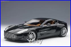 Autoart Signature 1/18 Aston Martin ONE-77 Black Pearl #70241 Diecast Model