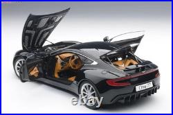 Autoart Signature 1/18 Aston Martin ONE-77 Black Pearl #70241 Diecast Model