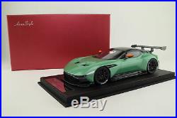 Avan Style 118 Scale 2016 Aston Martin Vulcan Pearl Green Very Good Boxed