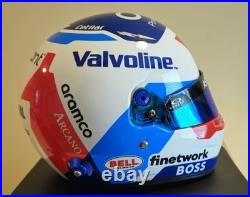 Bell 1/2 Scale Fernando Alonso 2024 Monaco GP Aston Martin Racing Mini Helmet