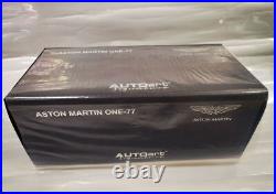 Brand new118 autoart Aston MARTIN ONE-77 Alloy car models Limited Edition