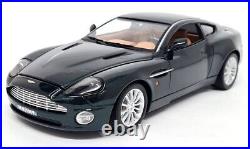 Burago 1/18 Aston Martin V12 Vanquish AM Racing Green Diecast Scale Model Car
