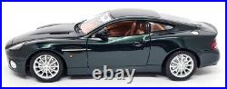 Burago 1/18 Aston Martin V12 Vanquish AM Racing Green Diecast Scale Model Car