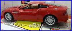 Burago 1/18 Scale Diecast 34063 Aston Martin V12 Vanquish Red Model Car