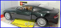 Burago 1/18 Scale Diecast 34063 Aston Martin Vanquish Dark green