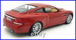Burago 1/18 Scale Diecast DC18722C Aston Martin Vanquish Red With Case