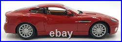 Burago 1/18 Scale Diecast DC18722C Aston Martin Vanquish Red With Case