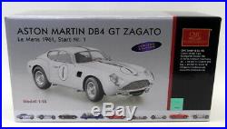 CMC 1/18 Scale Diecast M-139 Aston Martin DB4 GT Zagato Le Mans 1961 #1
