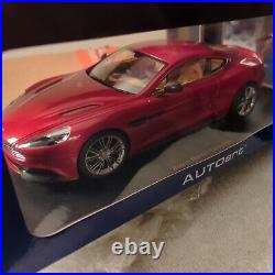 Captivating & Sleek Aston Martin Vanquish 2015 Volcano Red 10 Long By Autoart