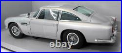 Chrono 1/18 Scale Diecast H1005 Aston Martin DB5 1963 Silver 007 Plates