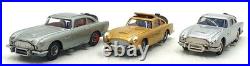 Corgi 1/43 Scale RT70007 James Bond 3 Car Set Aston Martin DB5 -Silver/Gold