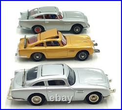 Corgi 1/43 Scale RT70007 James Bond 3 Car Set Aston Martin DB5 -Silver/Gold