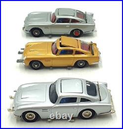 Corgi 1/43 Scale RT70007 James Bond 3 Car Set Aston Martin DB5 -Silver/Gold