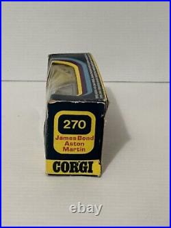 Corgi No. 270 James Bond Aston Martin Db5 Silver 1/43 Scale Made In Gt Britain