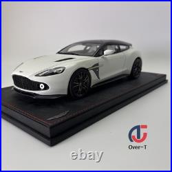 Customized 118 Aston Martin Shooting Brake Escaping White Resin Super Car Model