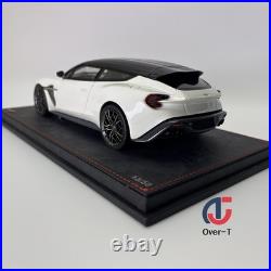 Customized 118 Aston Martin Shooting Brake Escaping White Resin Super Car Model