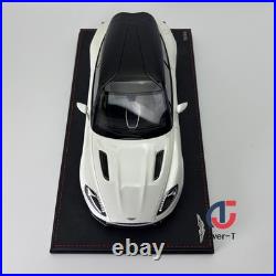 Customized 118 Aston Martin Shooting Brake Escaping White Resin Super Car Model