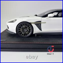 Customized 118 Aston Martin Shooting Brake Escaping White Resin Super Car Model