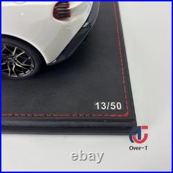 Customized 118 Aston Martin Shooting Brake Escaping White Resin Super Car Model