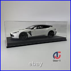 Customized 118 Aston Martin Shooting Brake Escaping White Resin Super Car Model