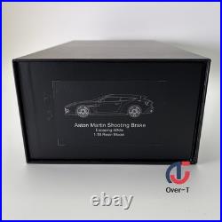 Customized 118 Aston Martin Shooting Brake Escaping White Resin Super Car Model