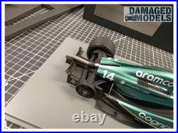 DAMAGED MODEL FD #299 -SPARK 1/18 ASTON MARTIN AMR23 2nd Canadian GP 2023
