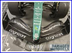 DAMAGED MODEL FD #299 -SPARK 1/18 ASTON MARTIN AMR23 2nd Canadian GP 2023