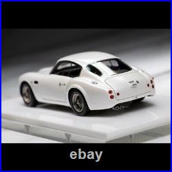 DMH 143 Scale Aston Martin DB4 GT Zagato Resin Model Car Collection Pearl White