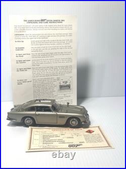 Danbury Mint 007 1964 Aston Martin DB5 + Rare Corgi Icons Connery +Title +Papers