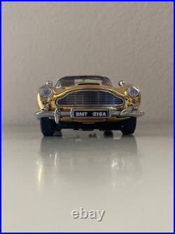 Danbury Mint James Bond 007 22kt Gold Plated Aston Martin Db5 1/24 Diecast Scale