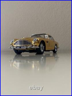 Danbury Mint James Bond 007 22kt Gold Plated Aston Martin Db5 1/24 Diecast Scale