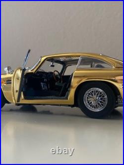 Danbury Mint James Bond 007 22kt Gold Plated Aston Martin Db5 1/24 Diecast Scale