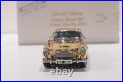Danbury Mint James Bond 007 Aston Martin Db5 Special Gold Edition Scale 124