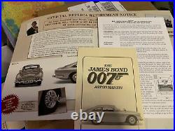 Danbury Mint James Bond Aston Martin DB5 -007 124 Scale Diecast Car-Silver