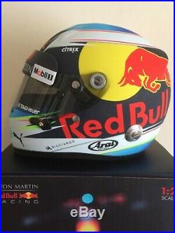 Daniel Ricciardo Aston Martin Red Bull 2018 1/2 Scale Arai Helmet