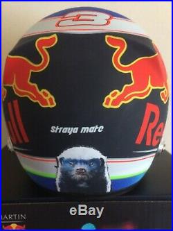 Daniel Ricciardo Aston Martin Red Bull 2018 1/2 Scale Arai Helmet