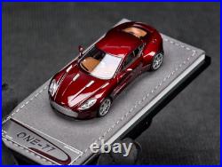 DeepMaker 1/64 Aston Martin ONE-77 resin car model ornaments collection