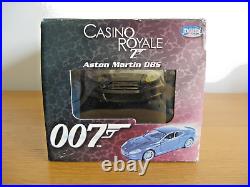 Ertl Aston Martin DBS Casino Royale 007 James Bond 118 Scale Silver MIB