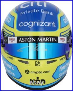 Fernando Alonso Aston Martin Autographed 12 Scale Formula 1 Mini Helmet BAS Fernando Alonso Aston Martin Autographed 12 Scale Formula 1 Mini Helmet BAS