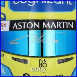 Fernando Alonso Aston Martin Autographed 12 Scale Formula 1 Mini Helmet BAS Fernando Alonso Aston Martin Autographed 12 Scale Formula 1 Mini Helmet BAS